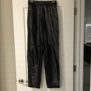 Wilfred Glossy Black Women's Pants